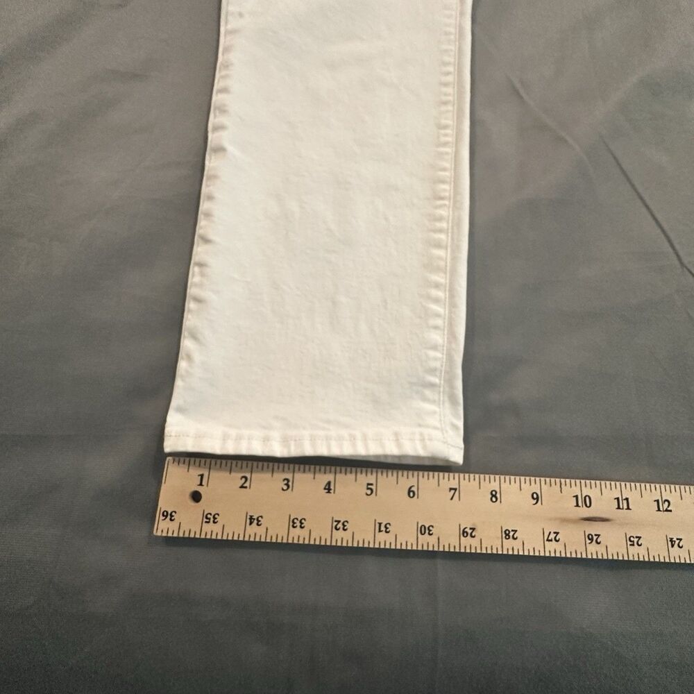 Lucky Brand Jeans Sweet Mid Rise Crop Straight Leg Stretch Womens 8x29 White - Picture 5 of 12